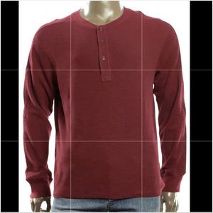 NEW MENS FIELD & STREAM WAFFLE LONG SLEEVE HENLEY NECK THERMAL SHIRT. SIZE 2X-L